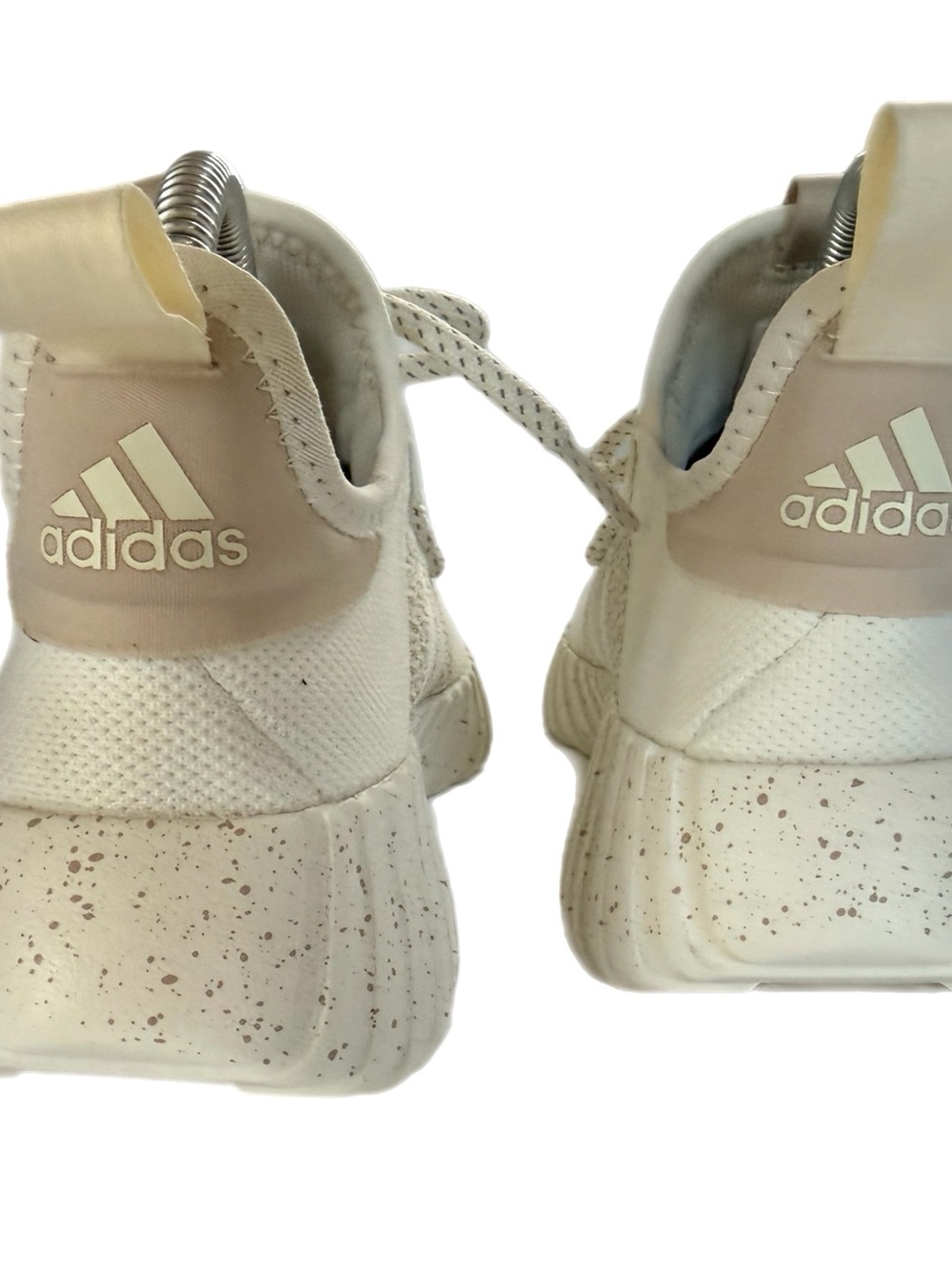 Adidas Kaptir Flow Off White Wonder Beige Womens Athletic‎ Sneaker Size 6 - Picture 4 of 10